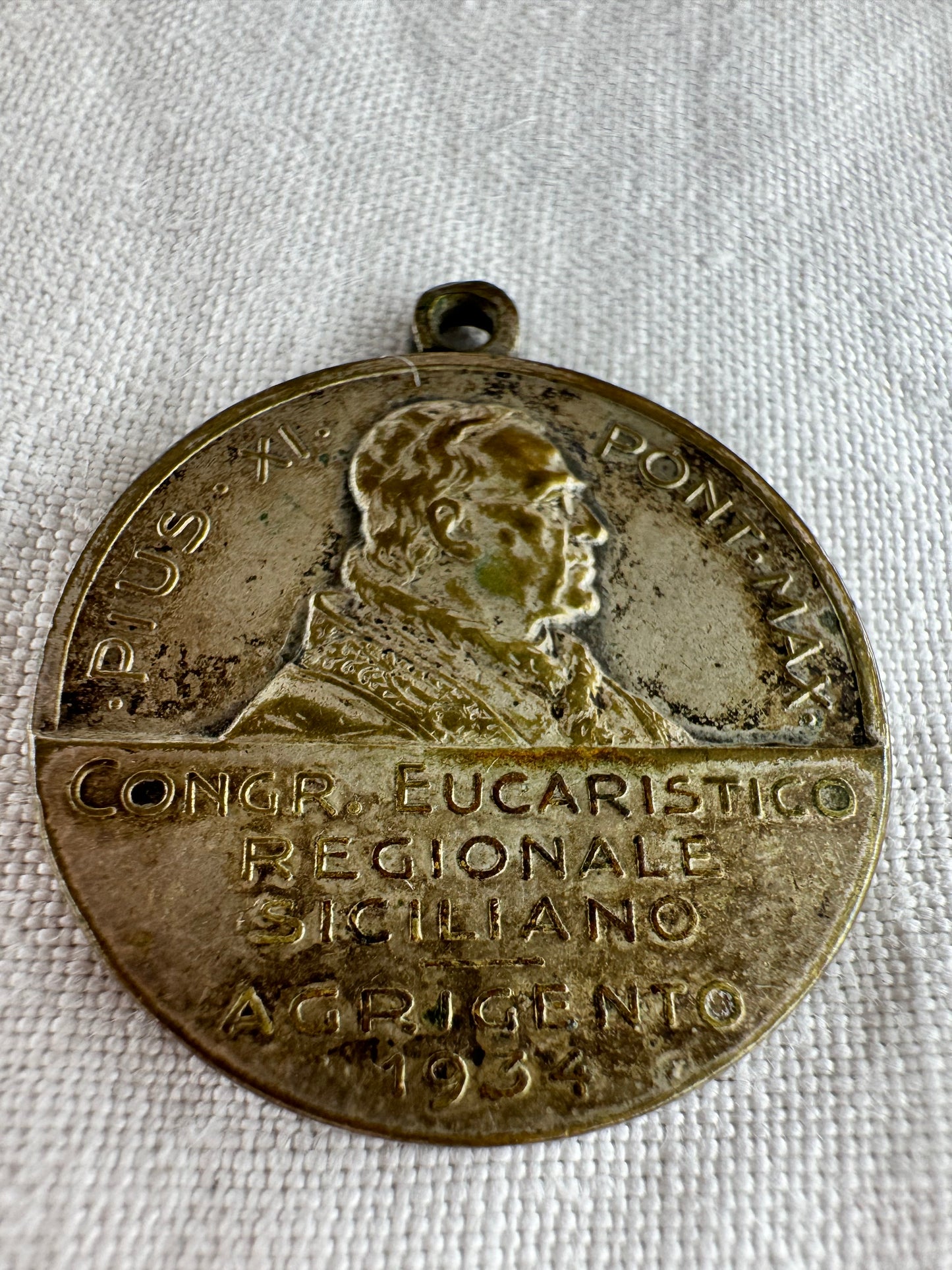 5 Vintage Italian Religious Pendants/Badge (SICILY HOUSE)