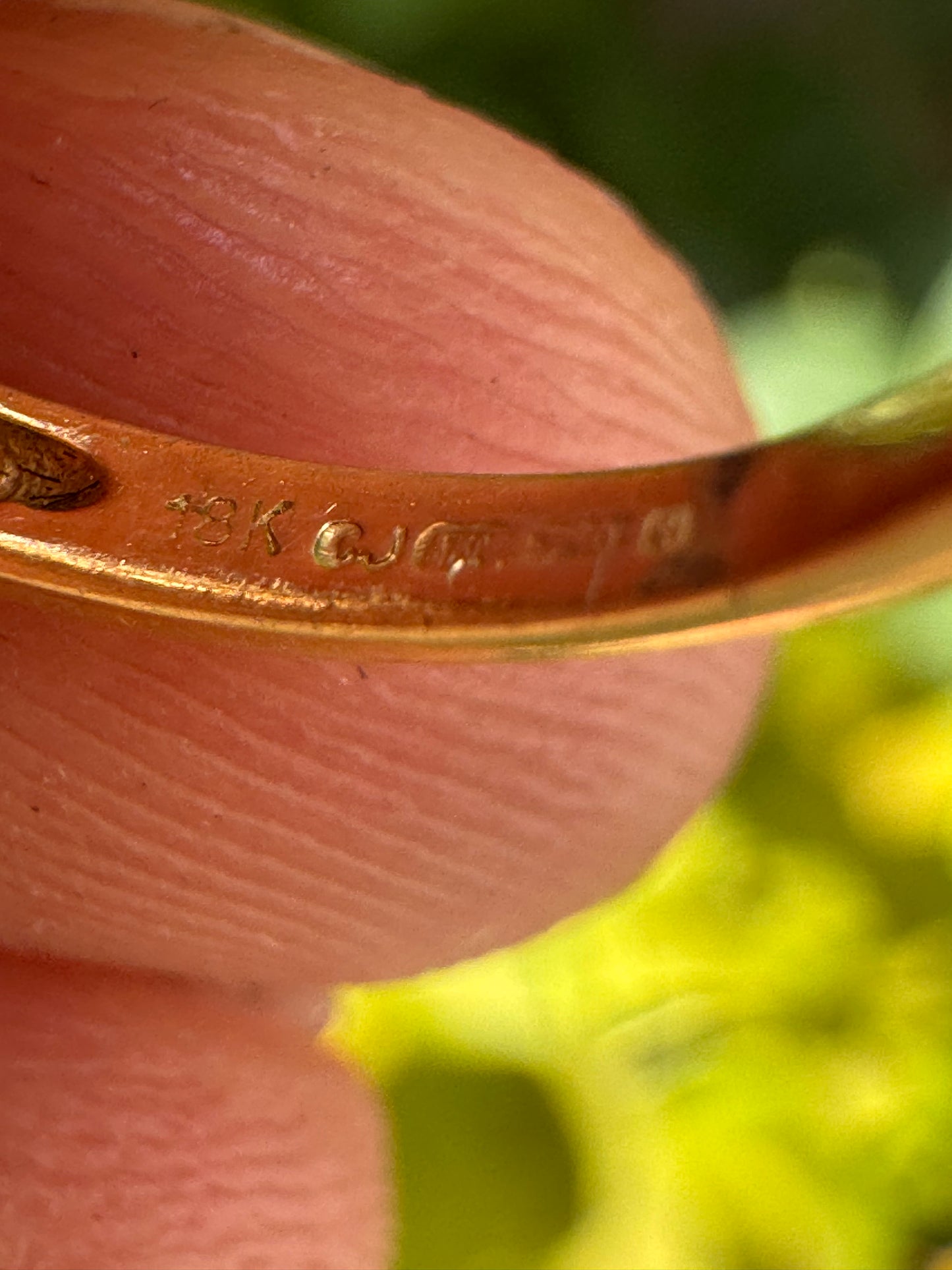 18ct Diamond Yellow Gold and Platinum (setting) Ring