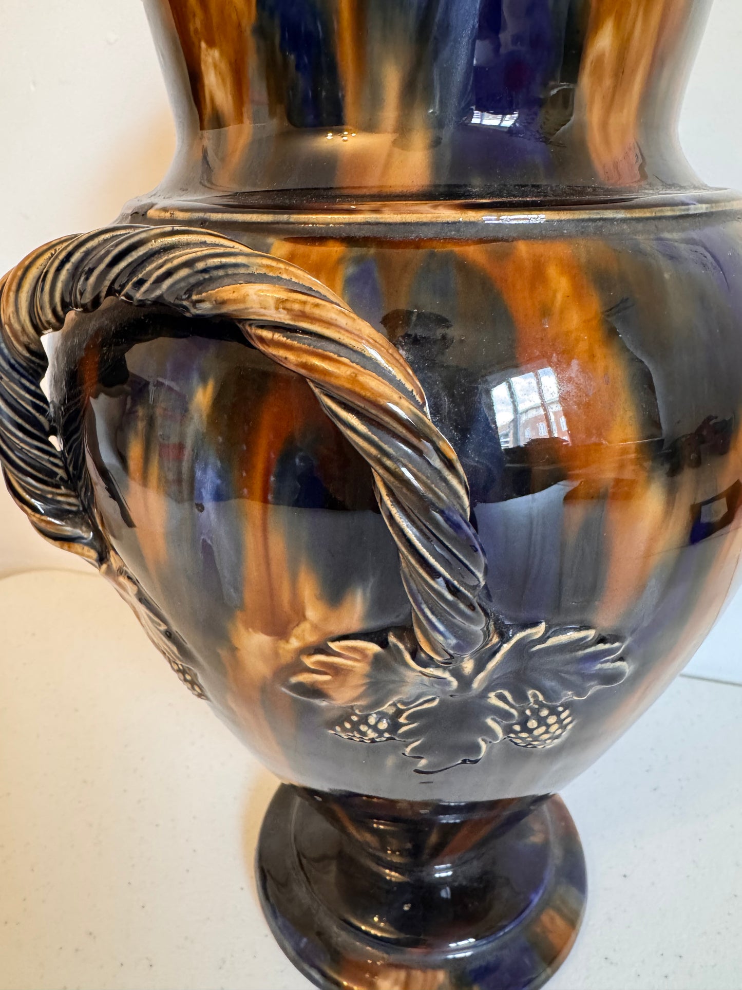 Lot 4: Denby Pottery Polychrome Two-Handled Vase – UK, Early 20th Century (Estimate £100-250)