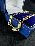 9ct Yellow Gold Curb Bracelet 7in