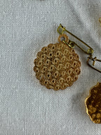 9 Vintage Religious Pin Badges joblot (SICILY HOUSE)