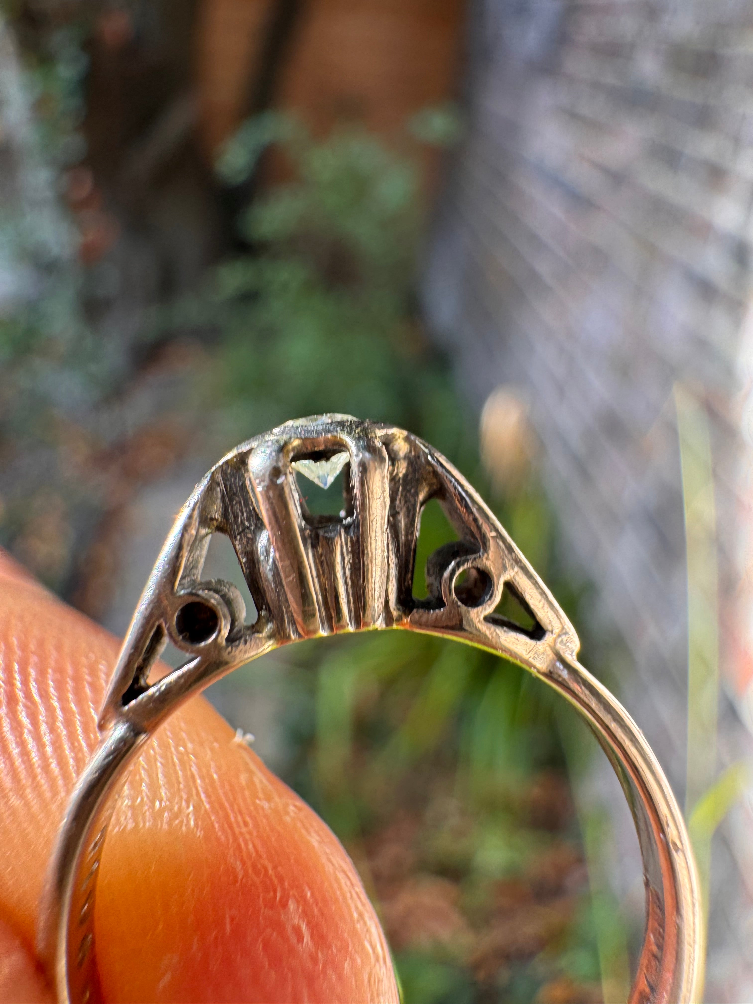 18ct Diamond Solitaire Engangment Ring