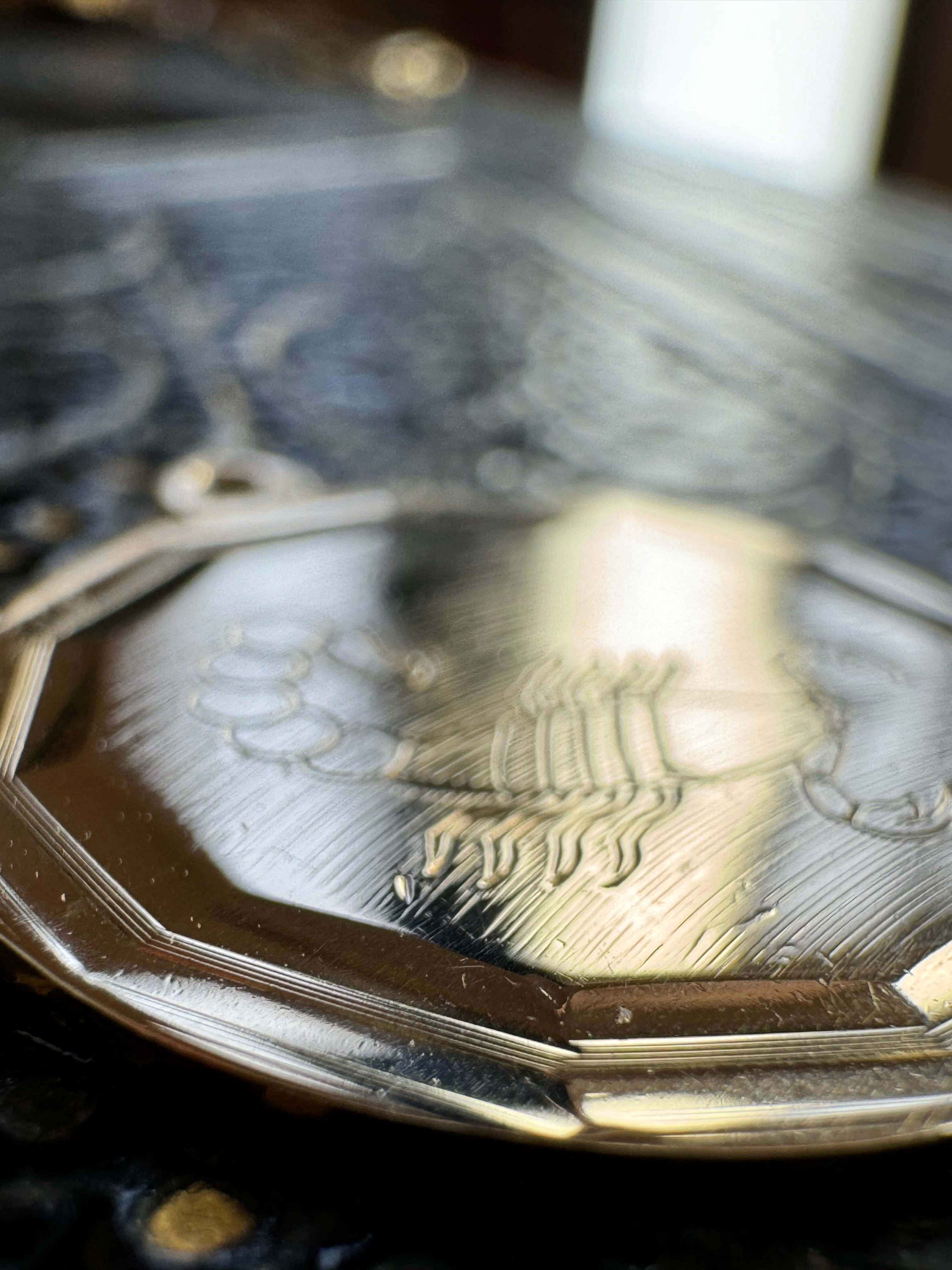 9ct Yellow Gold Scorpion Pendant