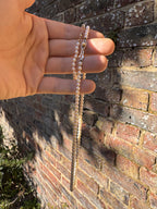 Freshwater Pearl 9ct Gold Necklace & 9ct Gold Freshwater Pearl matching Bracelet