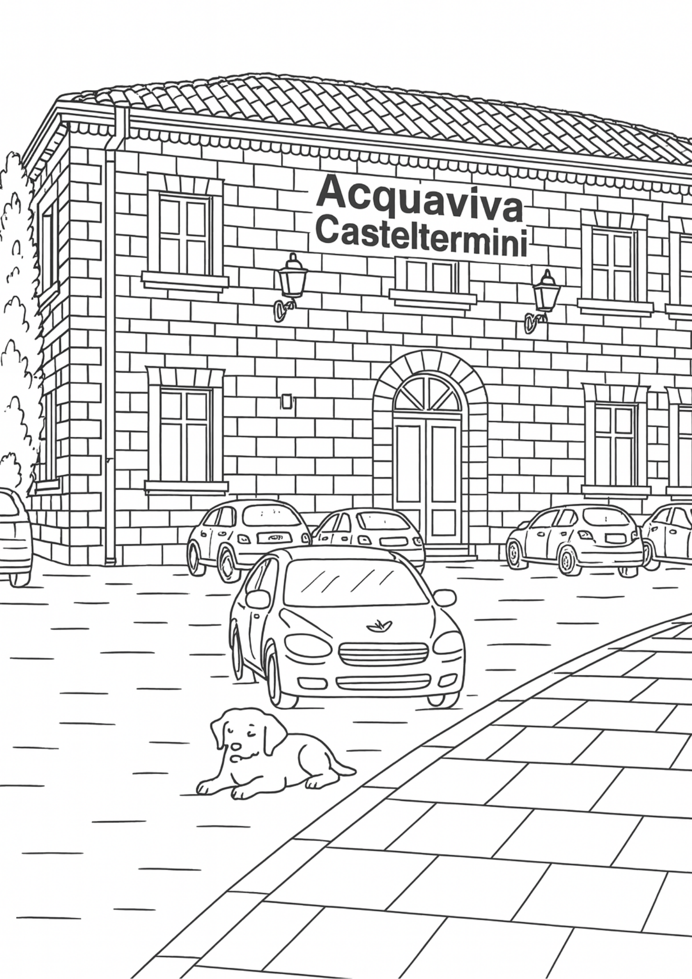 Sicily Colouring Book (Issue One) Illustrated by George Laing (Pre-Order) First Release of 50