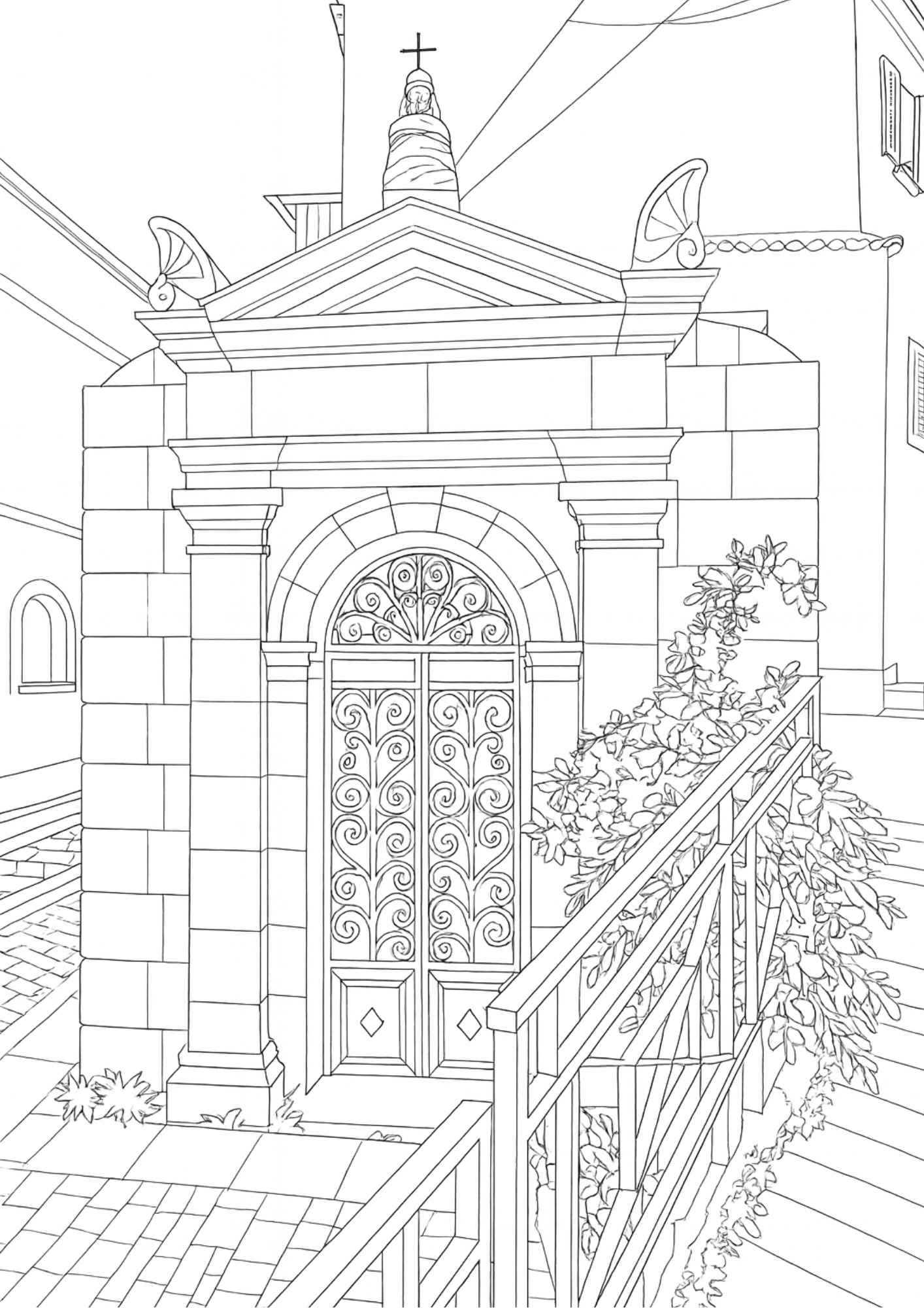 Sicily Colouring Book (Issue One) Illustrated by George Laing (Pre-Order) First Release of 50