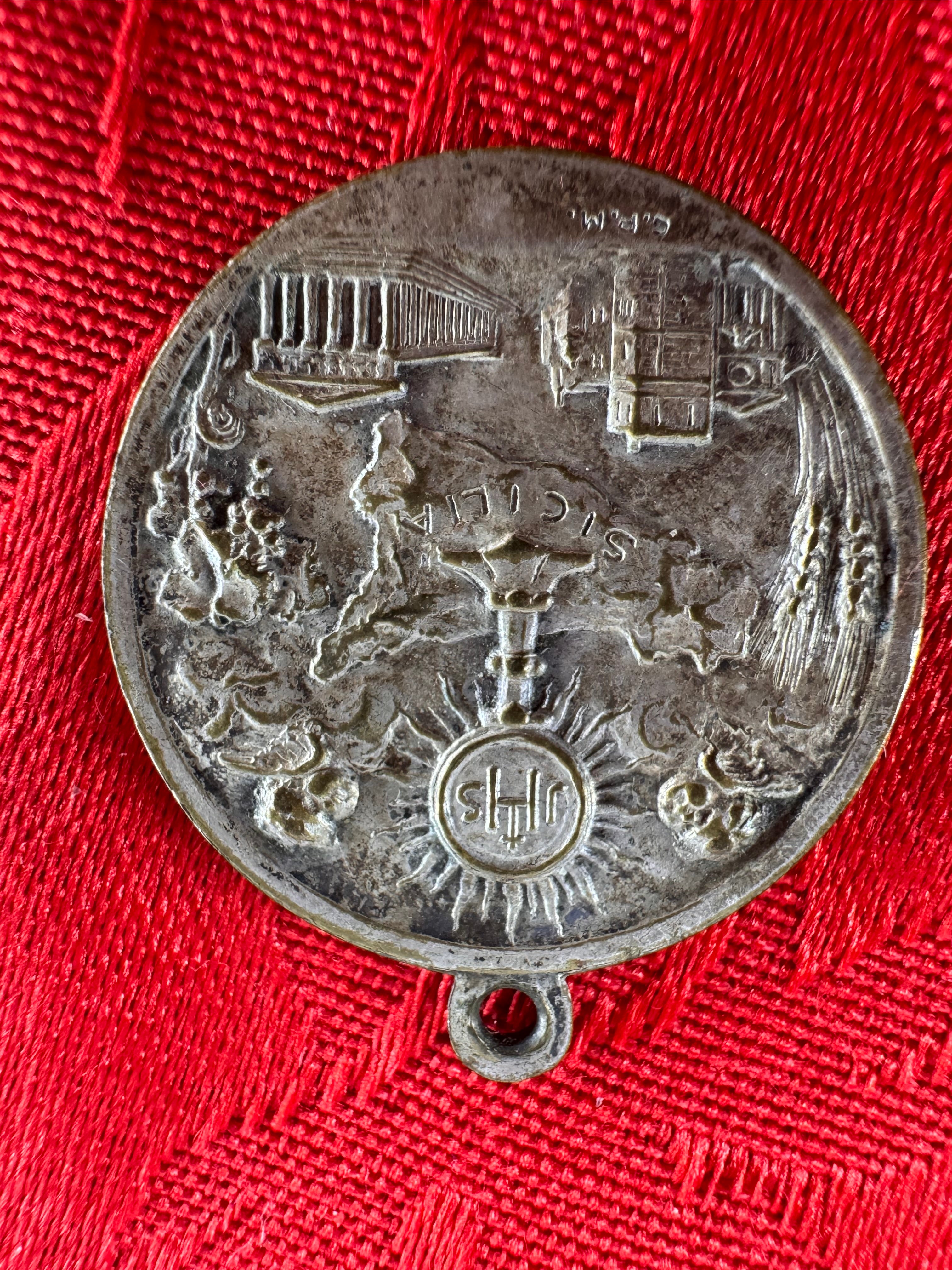 Italian 1934 PIUS XI PONT.MAX Pendant medal