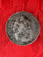 Italy Vittorio Emanuele III Silver 1907 R 1 Lira Last Year Coin