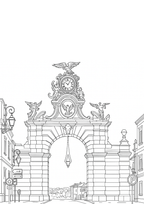 Sicily Colouring Book (Issue One) Illustrated by George Laing (Pre-Order) First Release of 50