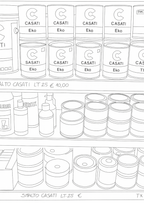 Sicily Colouring Book (Issue One) Illustrated by George Laing (Pre-Order) First Release of 50