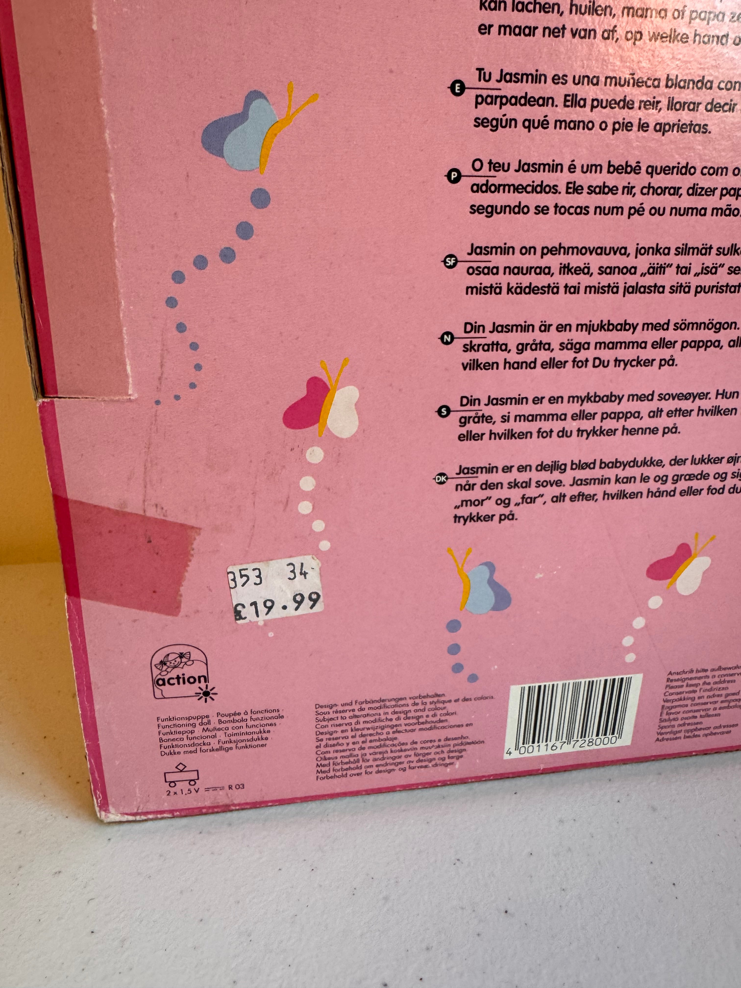 Lot 32: Jasmin Zapf Creations Doll (Estimate £20-40)