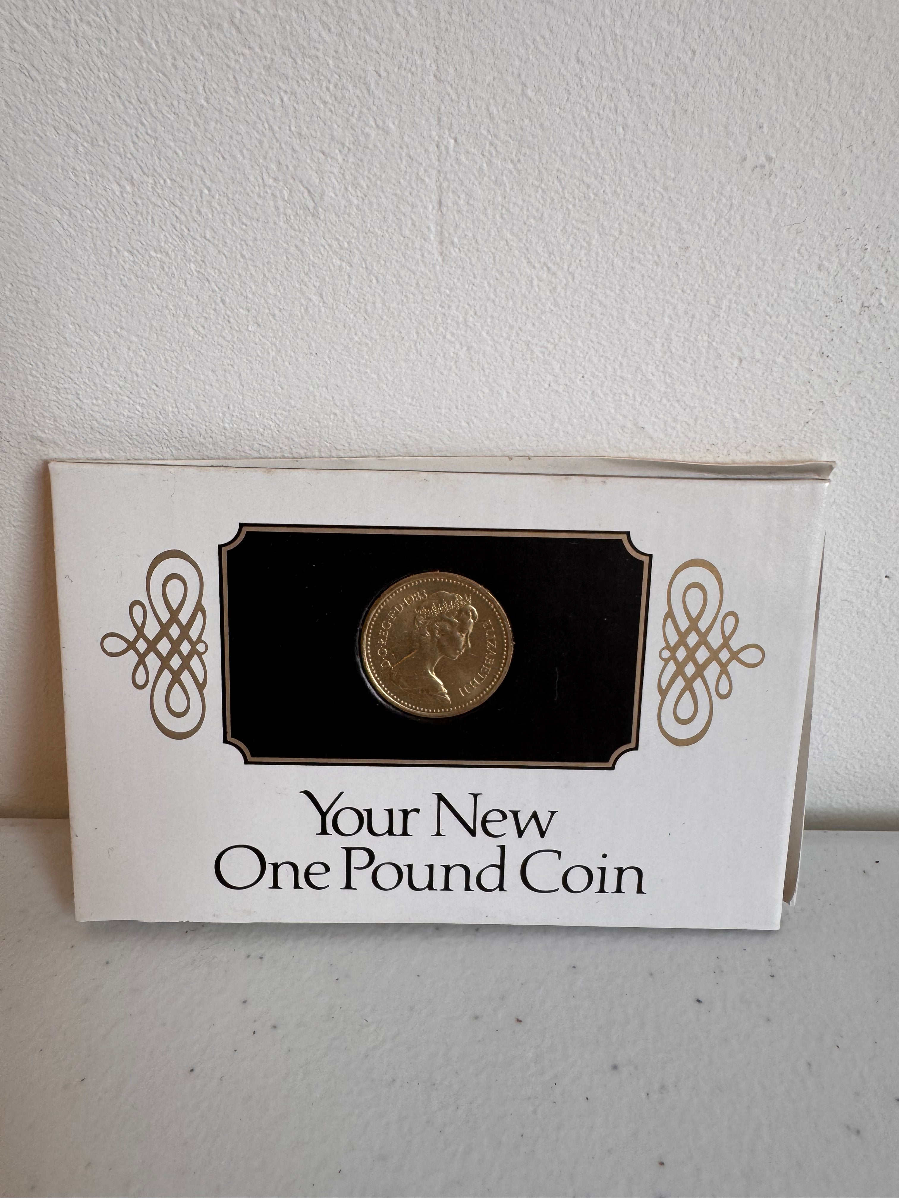 Lot 28: 1983 £1 New Coin (Estimate £5)