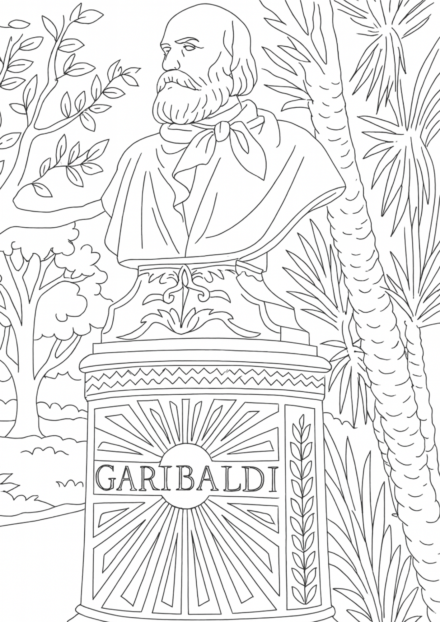 Sicily Colouring Book (Issue One) Illustrated by George Laing (Pre-Order) First Release of 50