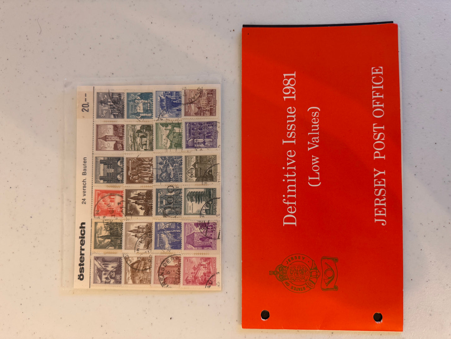 Lot 72:  Issue 1981 JERSEY POST OFFICE stamps (Estimate £10)