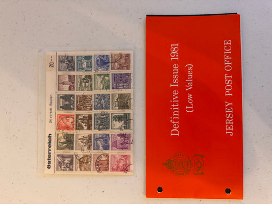 Lot 72:  Issue 1981 JERSEY POST OFFICE stamps (Estimate £10)