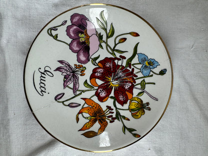 Gucci Small Floral Plate Women of the Year Luncheon 1984