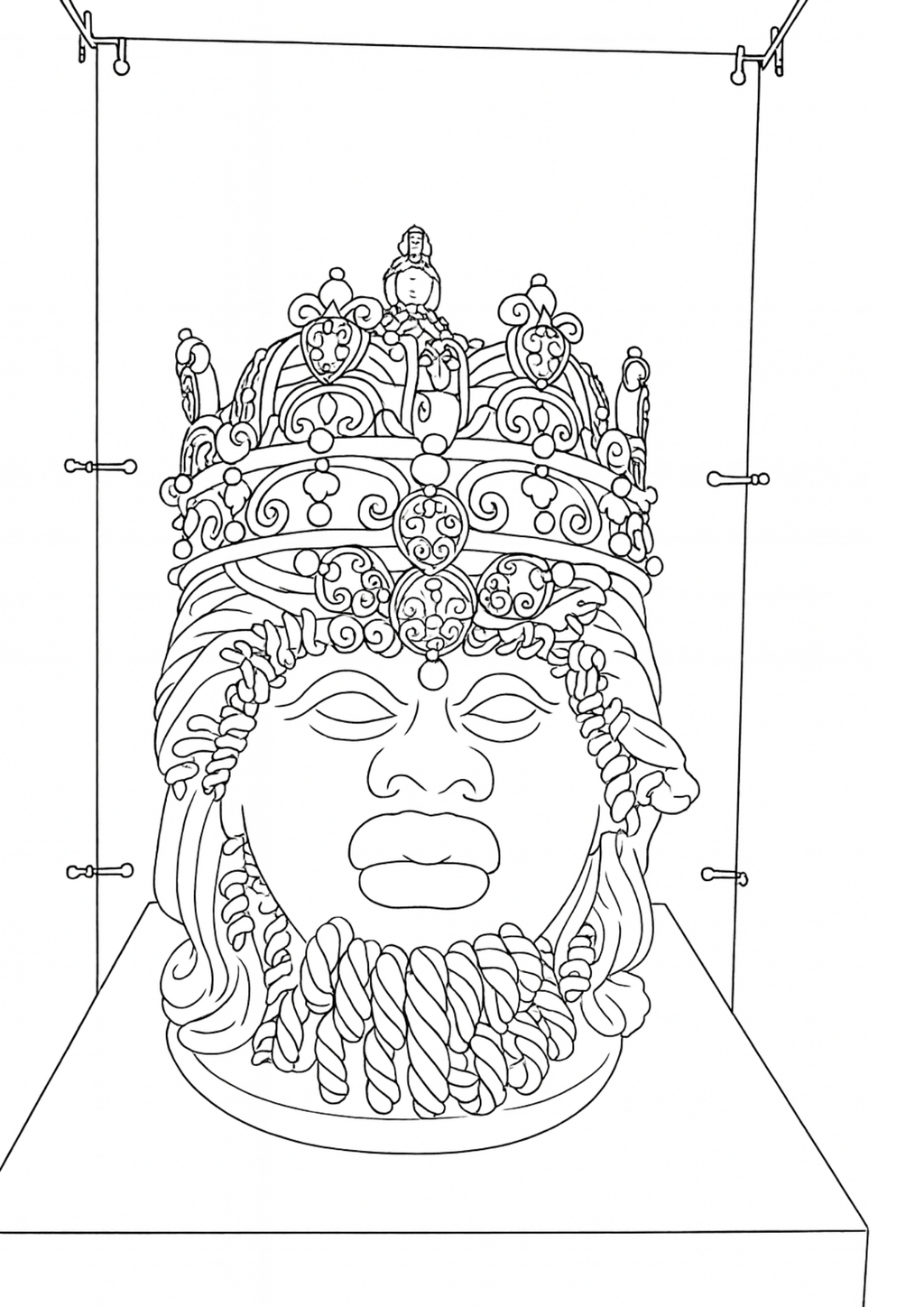 Sicily Colouring Book (Issue One) Illustrated by George Laing (Pre-Order) First Release of 50