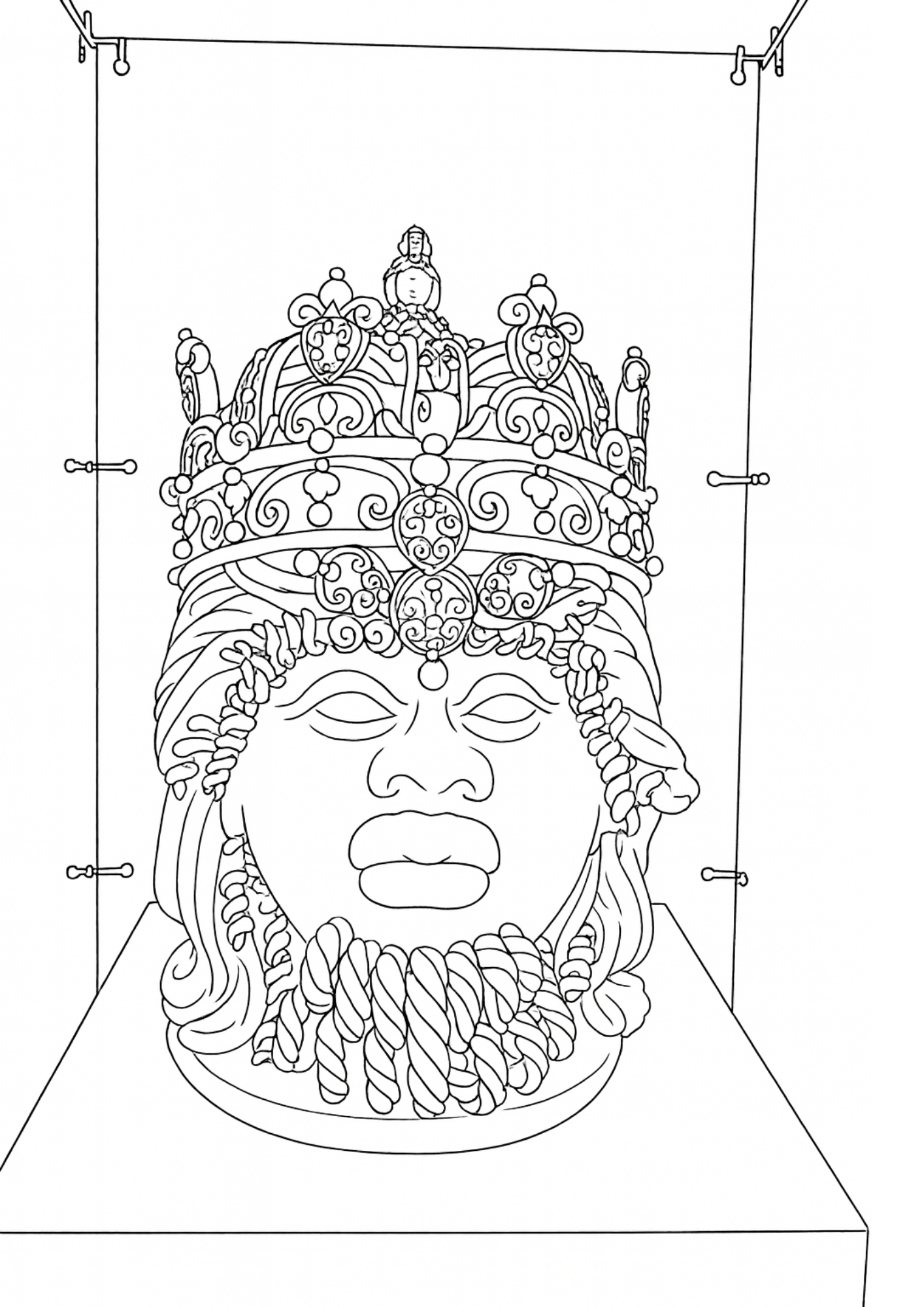 Sicily Colouring Book (Issue One) Illustrated by George Laing (Pre-Order) First Release of 50