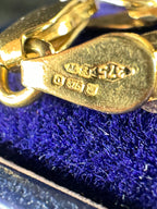 9ct Yellow Gold Curb Bracelet 7in