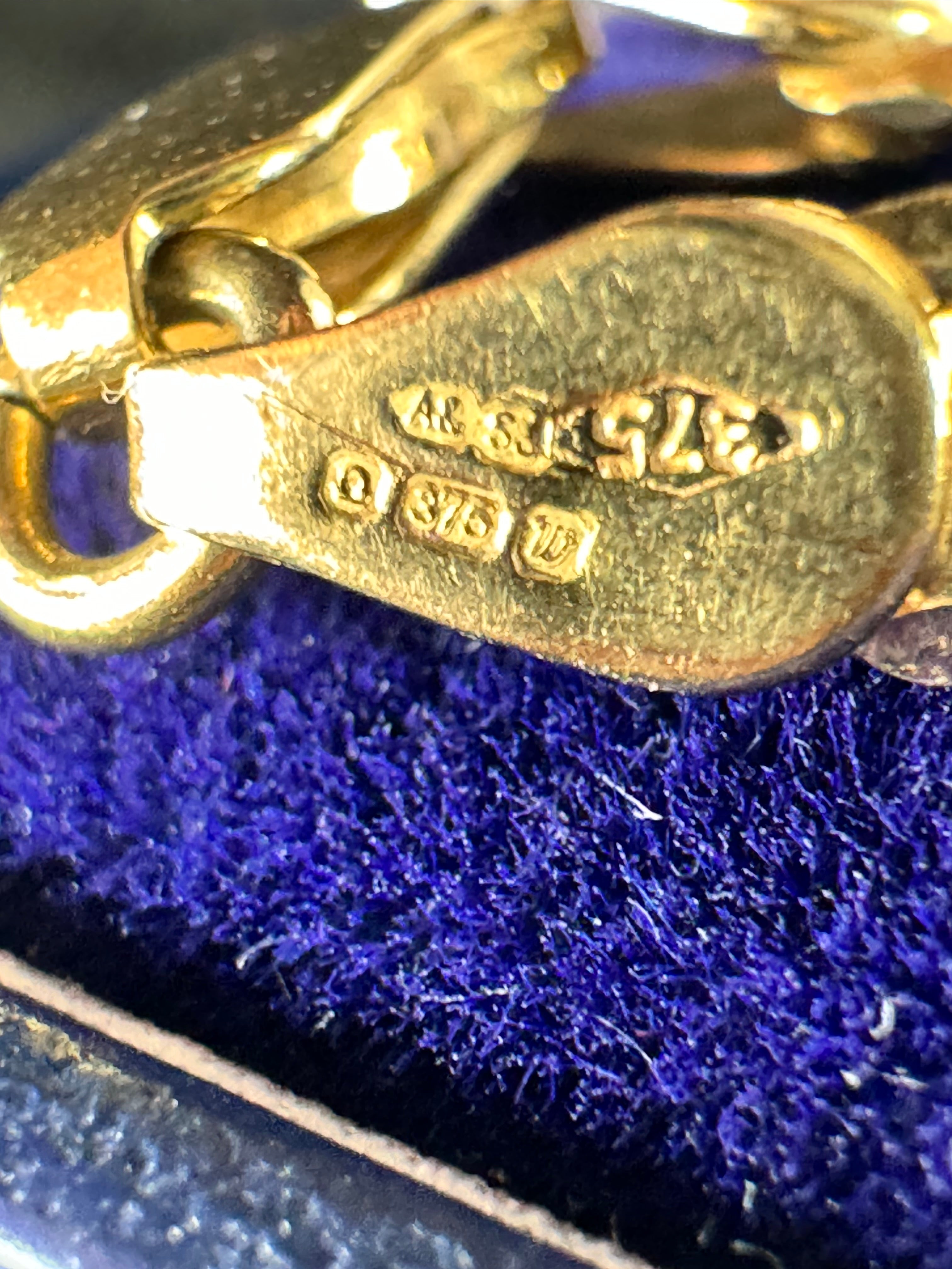 9ct Yellow Gold Curb Bracelet 7in