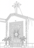 Sicily Colouring Book (Issue One) Illustrated by George Laing (Pre-Order) First Release of 50