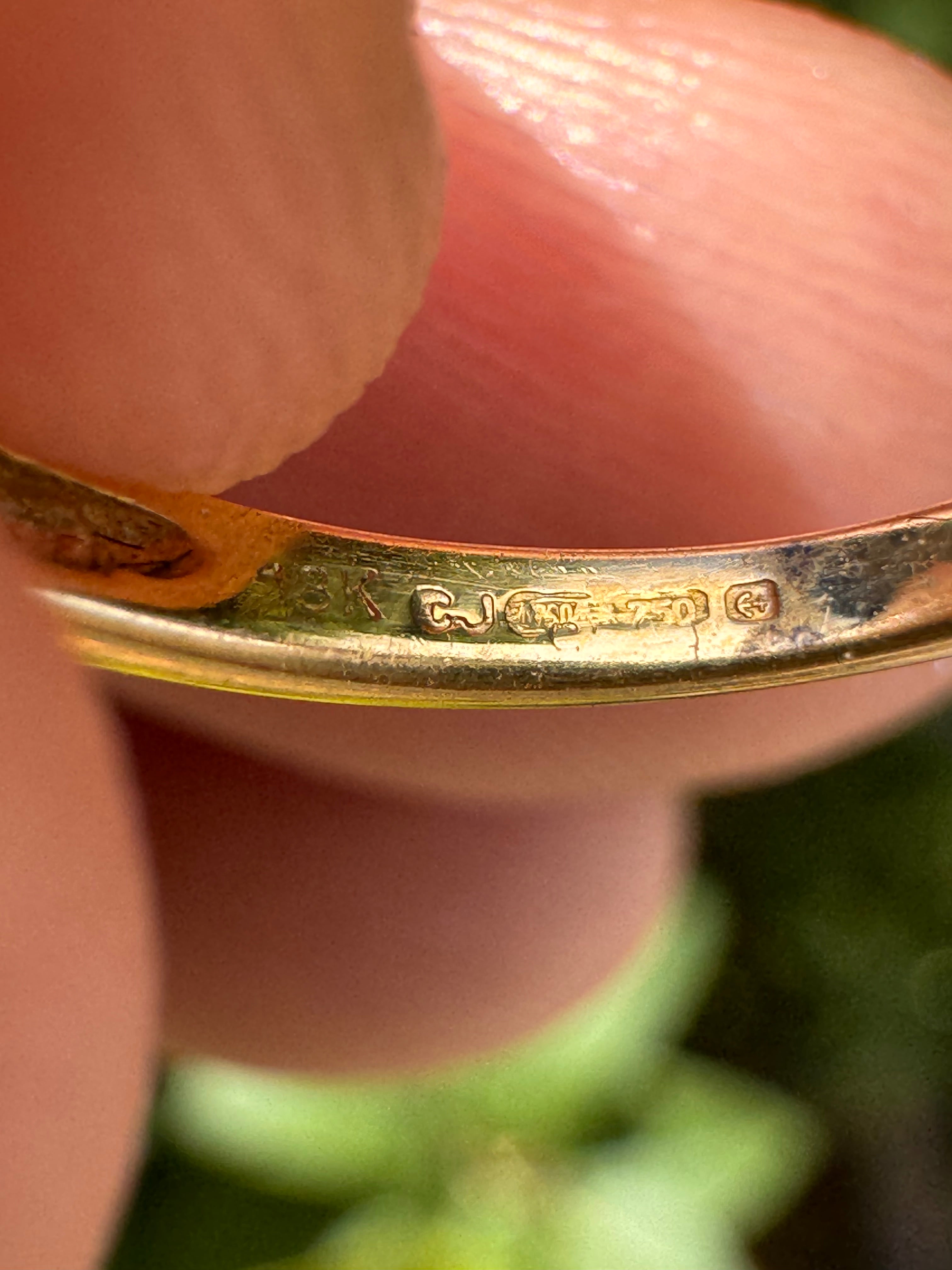 18ct Diamond Yellow Gold and Platinum (setting) Ring