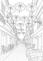 Sicily Colouring Book (Issue One) Illustrated by George Laing (Pre-Order) First Release of 50