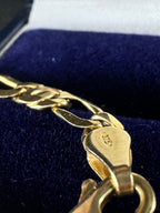 9ct Yellow Gold Curb Bracelet 7in