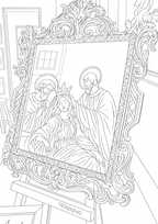 Sicily Colouring Book (Issue One) Illustrated by George Laing (Pre-Order) First Release of 50