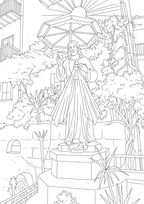 Sicily Colouring Book (Issue One) Illustrated by George Laing (Pre-Order) First Release of 50