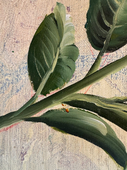 Lot 8: Floral Art Artwork - Barcelona, Spain based Artist (Estimate £20-30)