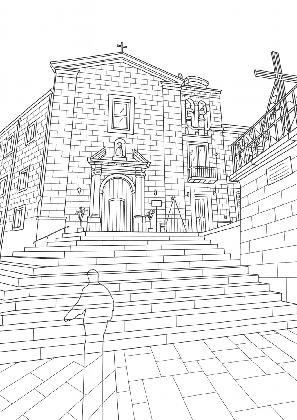 Sicily Colouring Book (Issue One) Illustrated by George Laing (Pre-Order) First Release of 50