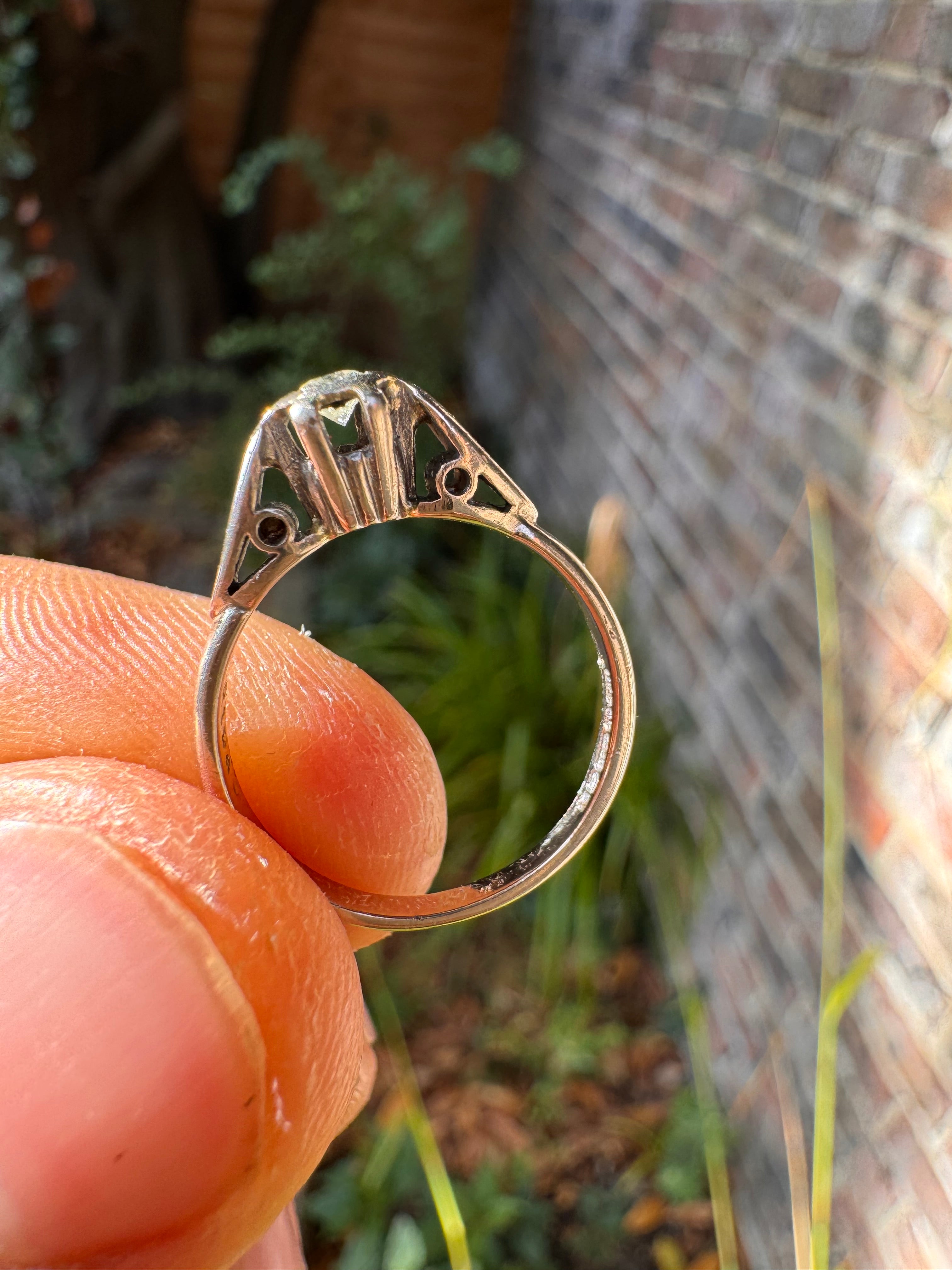 18ct Diamond Solitaire Engangment Ring