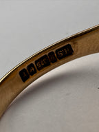 9ct Oval Yellow Gold Sun Rise Signet Ring