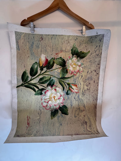 Lot 8: Floral Art Artwork - Barcelona, Spain based Artist (Estimate £20-30)