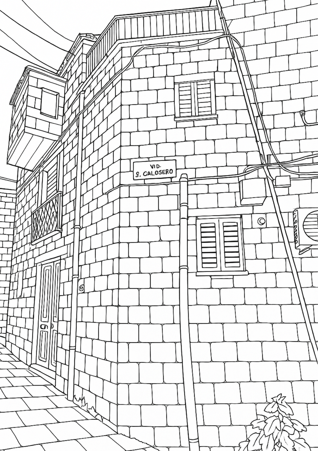 Sicily Colouring Book (Issue One) Illustrated by George Laing (Pre-Order) First Release of 50
