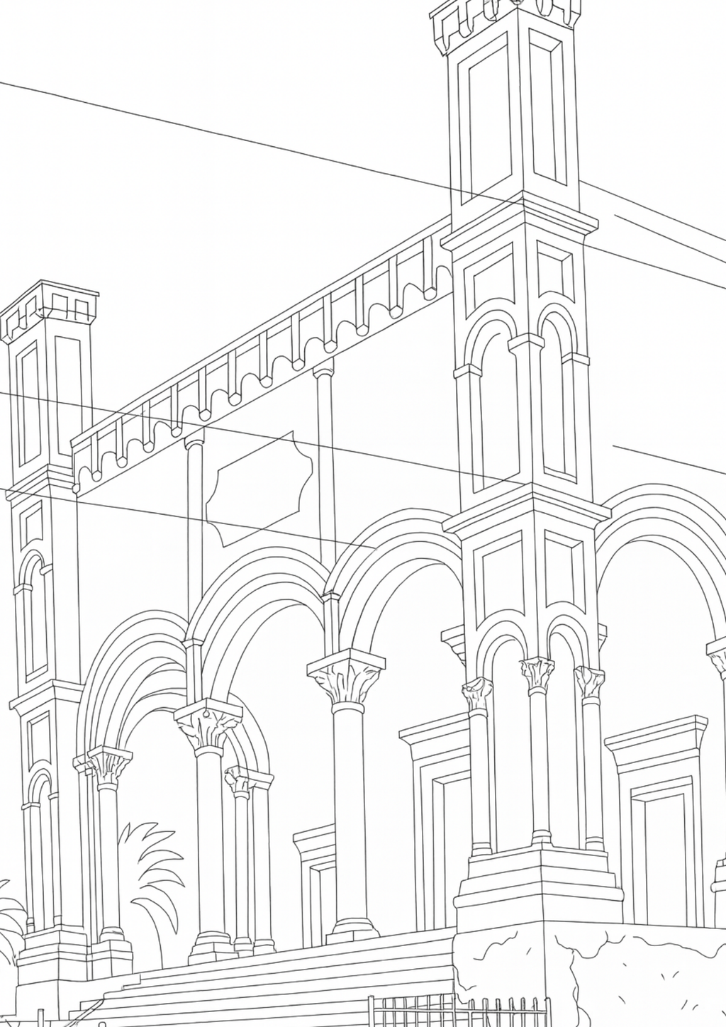 Sicily Colouring Book (Issue One) Illustrated by George Laing (Pre-Order) First Release of 50