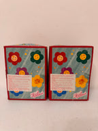 Vintage Flower Kids Toy Dolls x 2