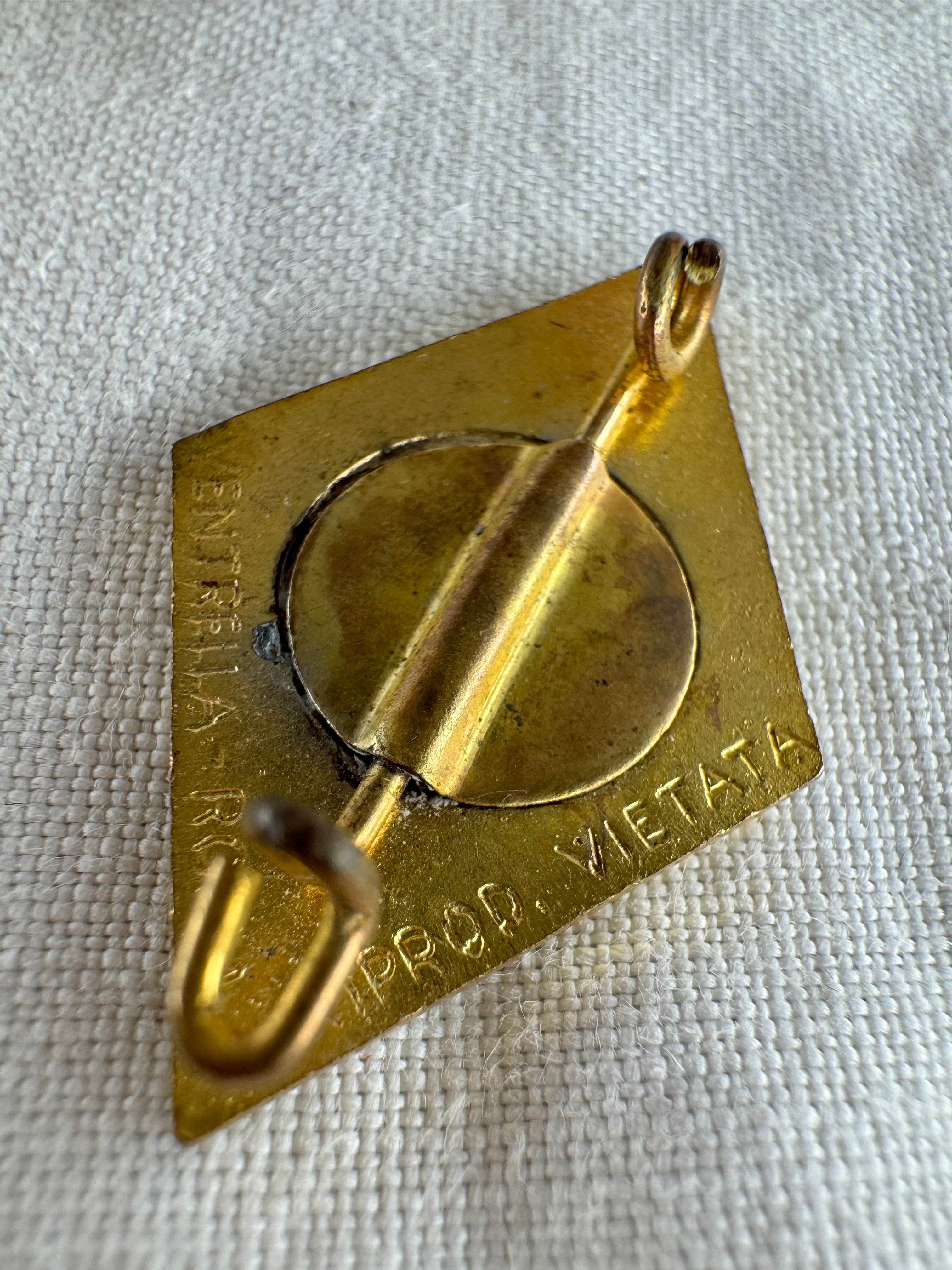 5 Vintage Italian Religious Pendants/Badge (SICILY HOUSE)