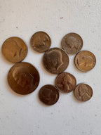 Lot 58: 1776-1976 S SILVER $1 + more (Estimate £30-50)