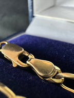 9ct Yellow Gold Curb Bracelet 7in