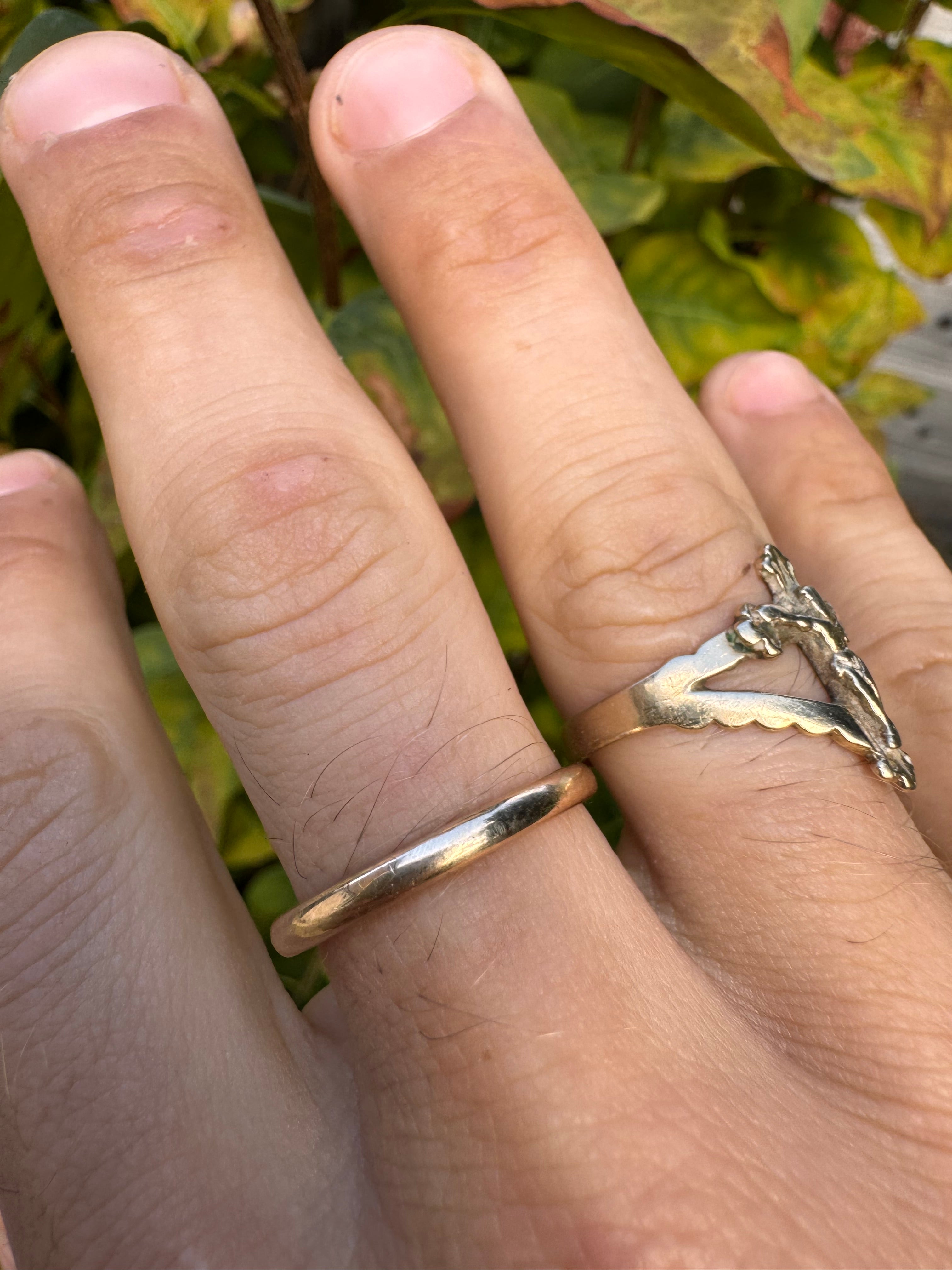 9ct Wedding Band Slim Yellow Gold Ring