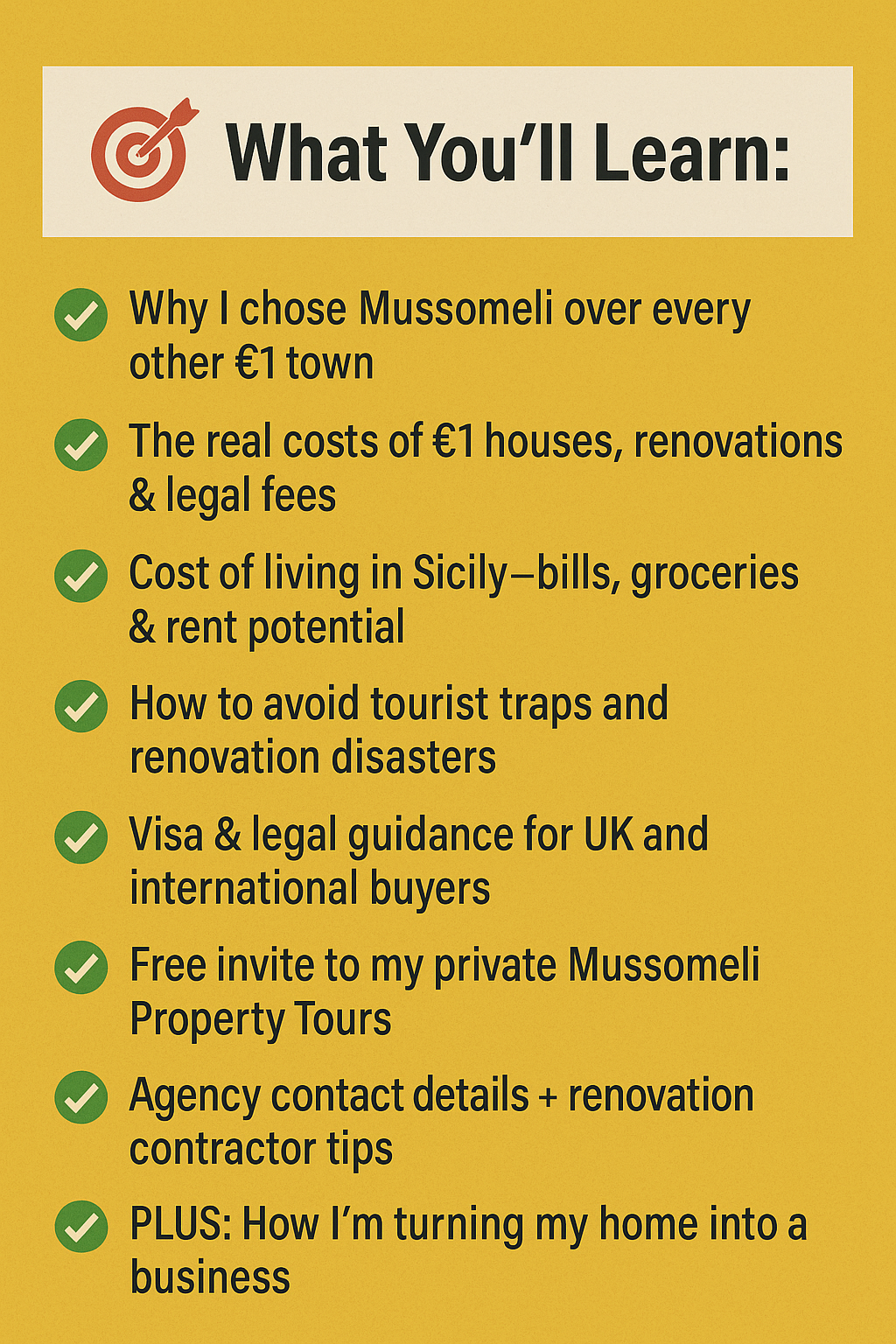 Moving to Mussomeli – Live €1 House Webinar with George Laing