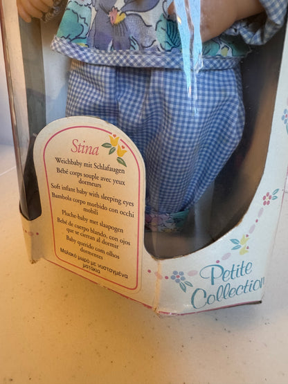 Lot 19: Stina Doll Petite Collection Vintage Zapf Creations  (Estimate £15-40)