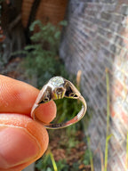 18ct Diamond Solitaire Engangment Ring