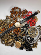 Broken vintage jewellery