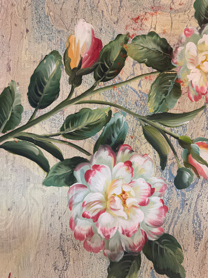 Lot 8: Floral Art Artwork - Barcelona, Spain based Artist (Estimate £20-30)