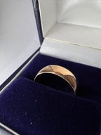 9ct Wedding Band Plain Yellow Gold Ring
