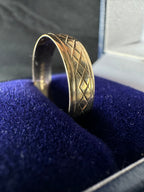 9ct Yellow Gold Pattern Band