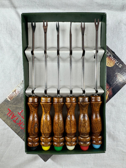 Vintage Italian Cocktail Fork Set
